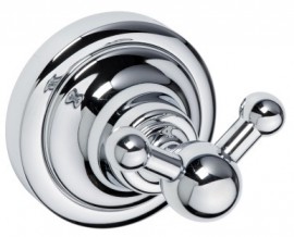 Bemeta RETRO chrom věšáček 65x65x65 mm, dvojitý   144306032